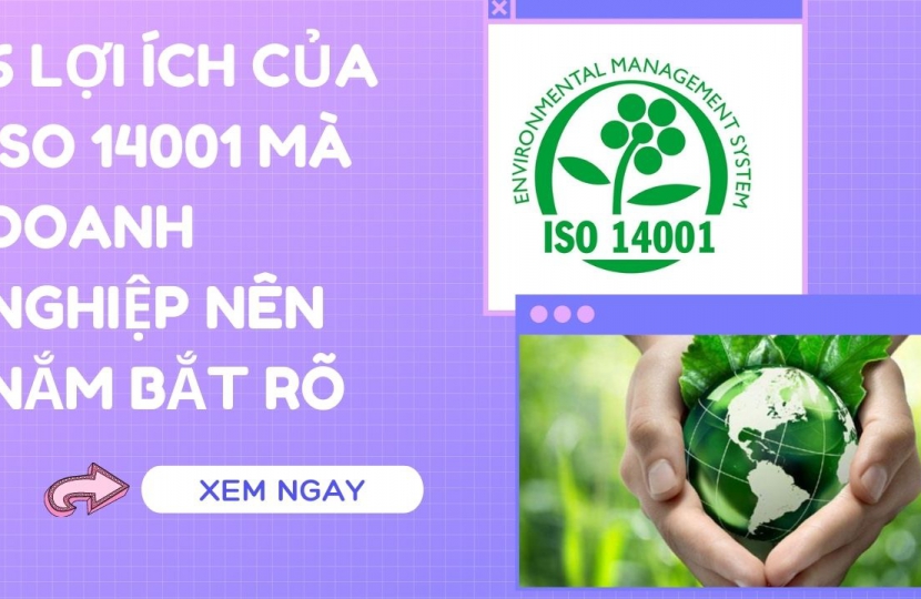 Lợi Ích Của ISO 14001 Đối Với Doanh Nghiệp 