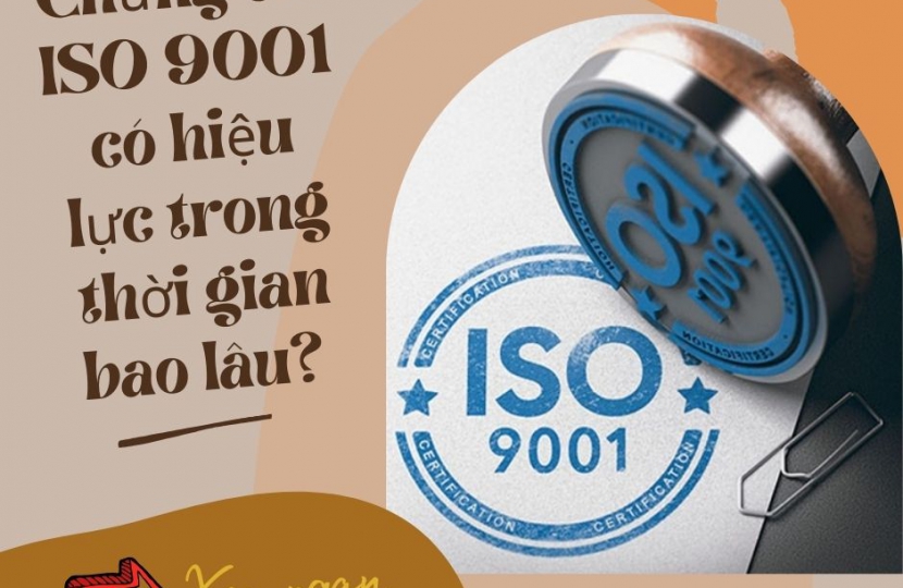 Chứng chỉ ISO 9001 có hiệu lực trong thời gian bao lâu?