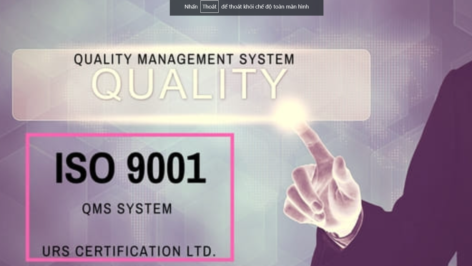 Một số lợi ích khi doanh nghiệp có chứng nhận ISO 9001