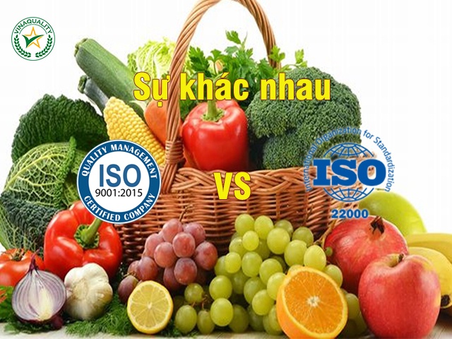 So sánh ISO 9001 và ISO 22000
